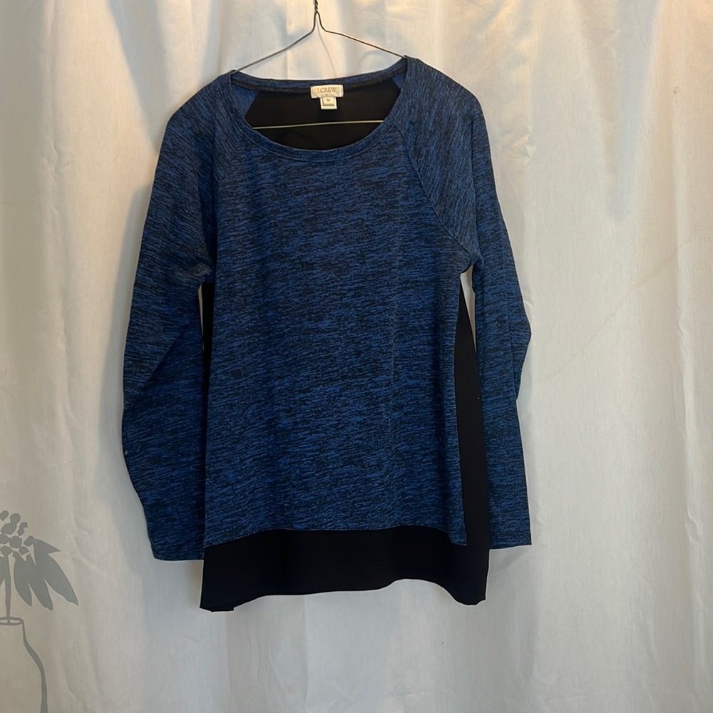 J. Crew Mixed Media Top